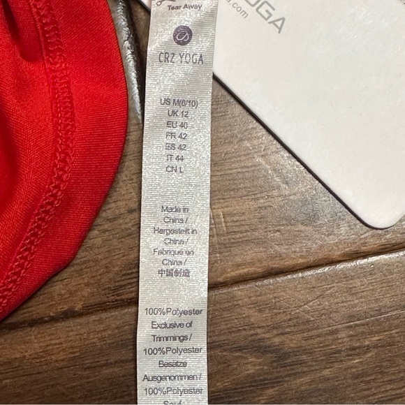 CRZ Yoga Women’s UPF 50+ Sun Long Sleeve Rash Guard Shirt Size Medium NWT - Picture 6 of 12